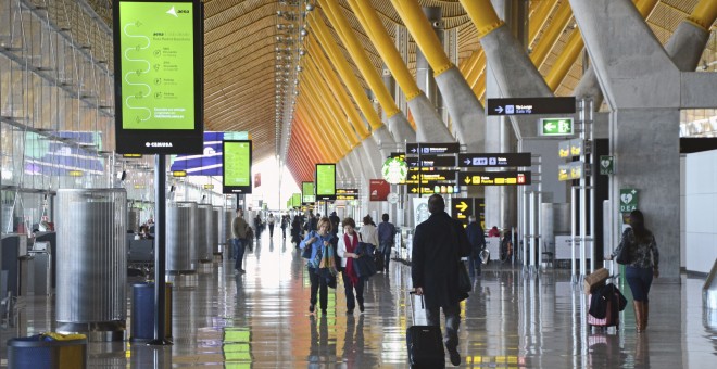 Interior de la Terminal 4 del aeropuerto Adolfo Suárez Madrid-Barajas.