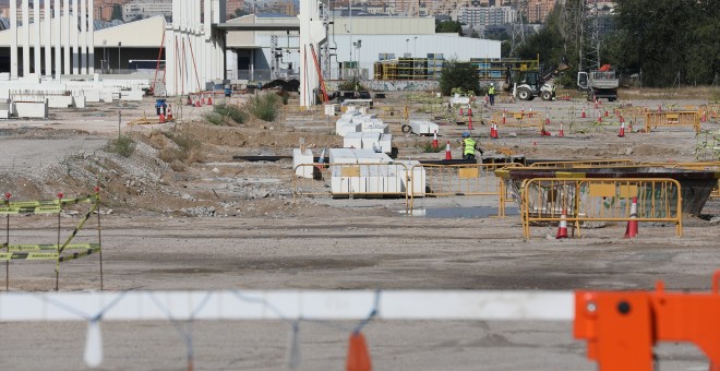 Estado actual de las obras en el polígono logístico de Villaverde | Ayuntamiento de Madrid.