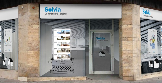 Una oficina de la inmobiliaria Solvia. E.P.