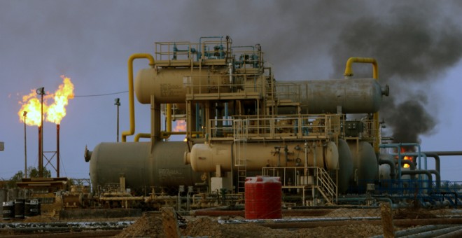 Vista del campo petrolero Nahr Bin Umar, en el norte de Basora, Iraq, 16 de septiembre de 2019. REUTERS / Essam Al-Sudani
