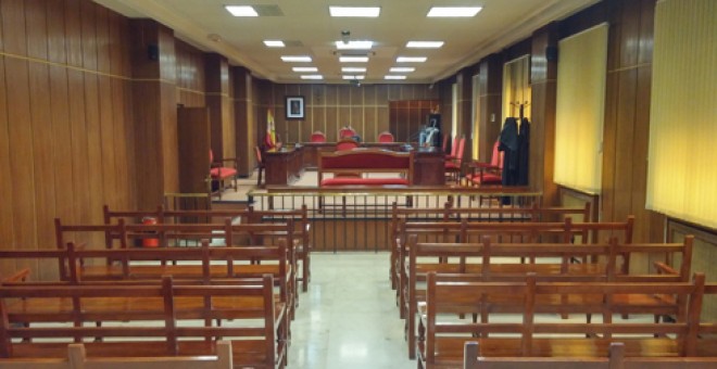 Imagen de una de las salas del Tribunal Militar de Madrid. TMT
