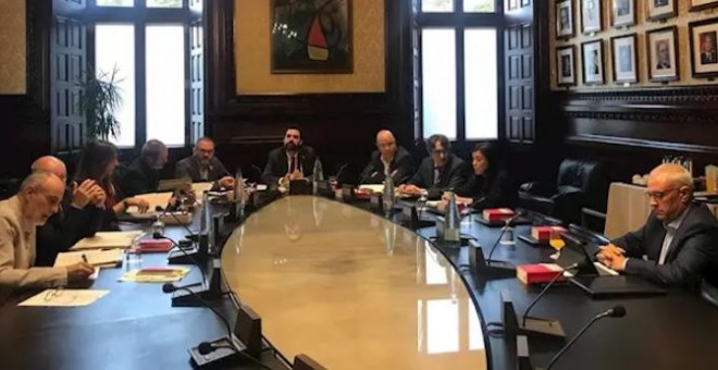 22/10/2019 - Reunión de la Mesa del Parlament. / EUROPA PRESS