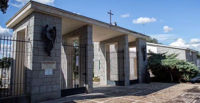 21/10/2019 - Vista del cementerio de Mingorrubio en Madrid donde el dictador español Francisco Franco (1892-1975) será enterrado tras su traslado del Valle de los Caídos./ EFE (Rodrigo Jiménez)