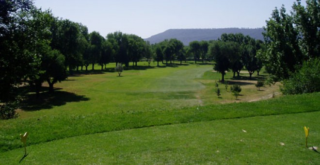 Imagen del campo de golf de la Base Aérea de Torrejón de Ardoz (Madrid), de uso restringido para militares e invitados MDE