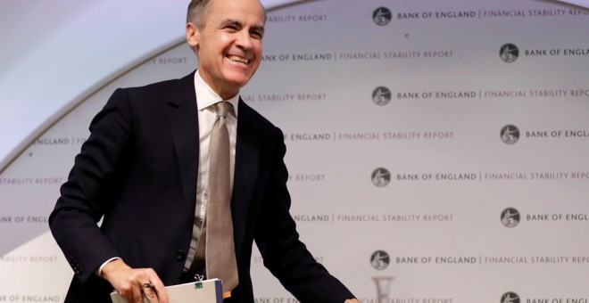 El gobernador del Banco de Inglaterra, Mark Carney, en la presetnación del último Informe de Estabilidad Financiera. REUTERS/Kirsty Wigglesworth/Pool