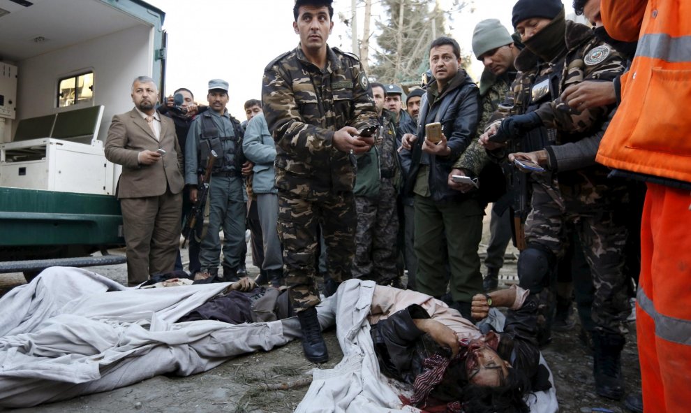 El portavoz del Ministerio del Interior de Afganistán, Sediq Sediqqi, ha confirmado desde su cuenta de Twitter que "todos" los asaltantes acabaron muertos, aunque no ha indicado la cifra concreta.- REUTERS.