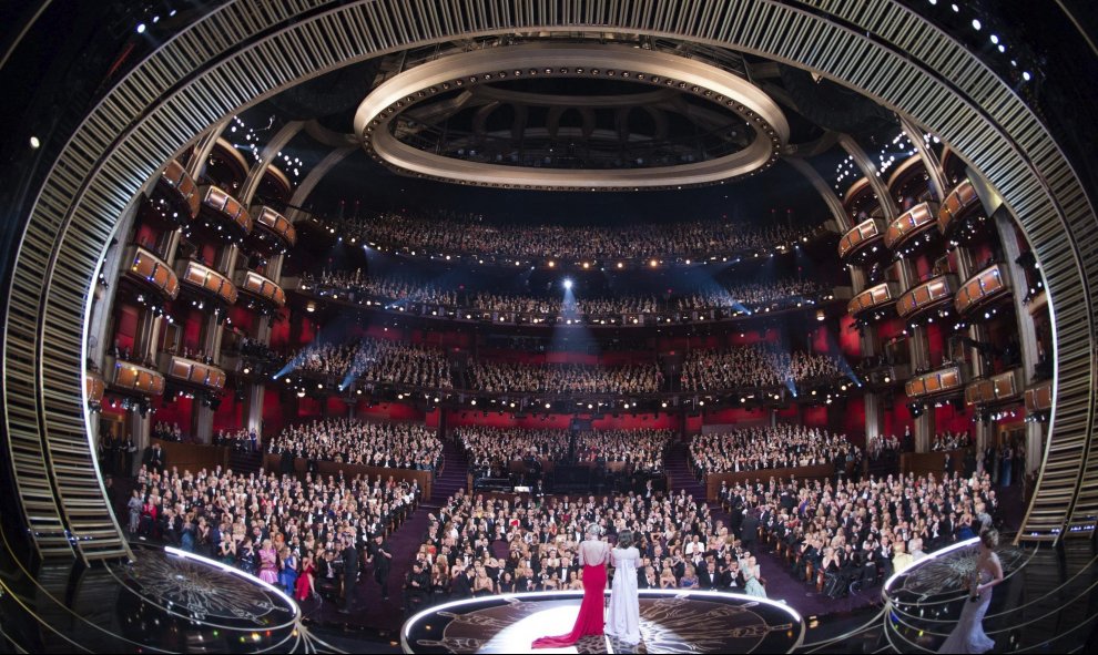 Vista general del Teatro Dolby durante la 88ª edición de la ceremonia de los Óscar celebrada la noche de ayer, 28 de febrero de 2016, en Hollywood, California (EE.UU.). EFE/AMPAS