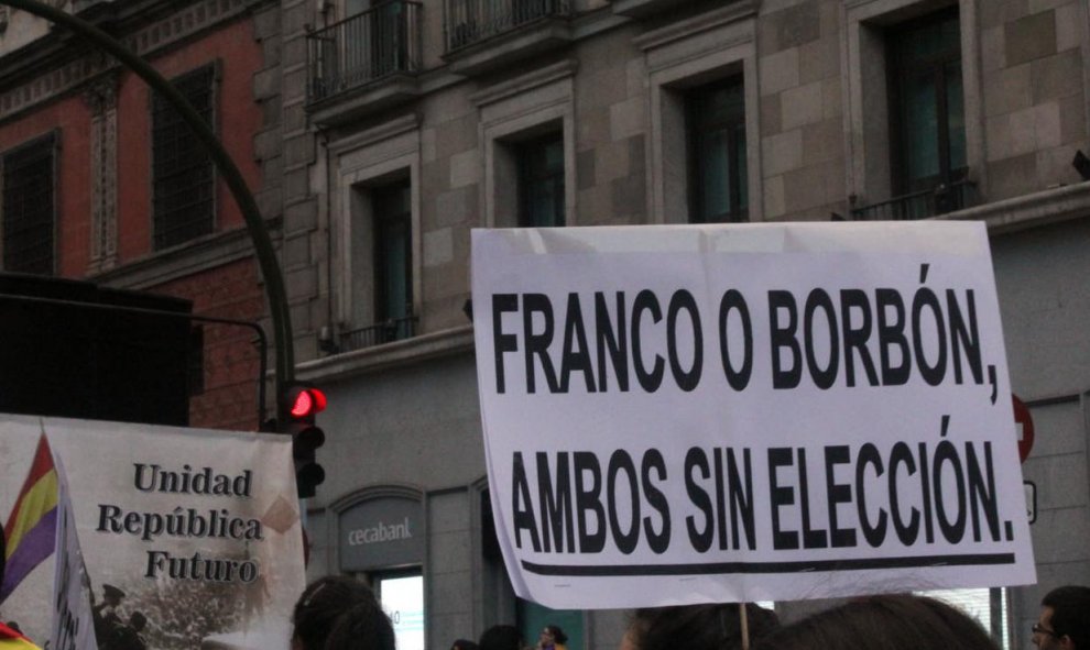 Marcha por la III República en Madrid