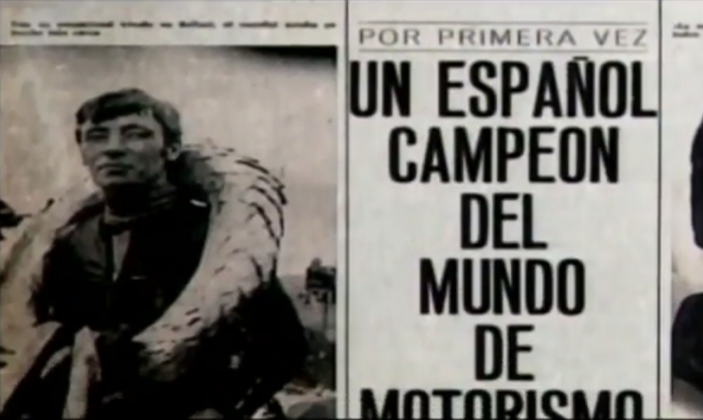 Ángel Nieto, primer español en ser campeón del mundo de motociclismo./YouTube