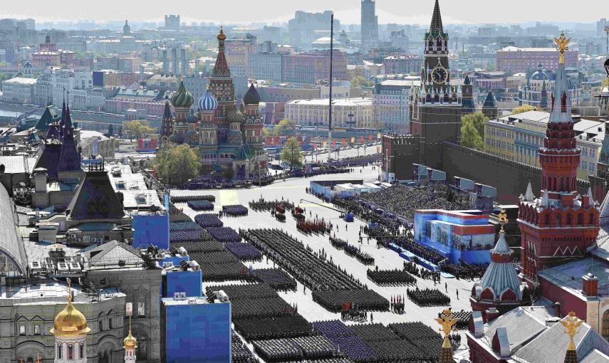 A general view of the Victory Day parade at Red Square in Moscow. REUTERS/Host Photo Agency/RIA Novosti