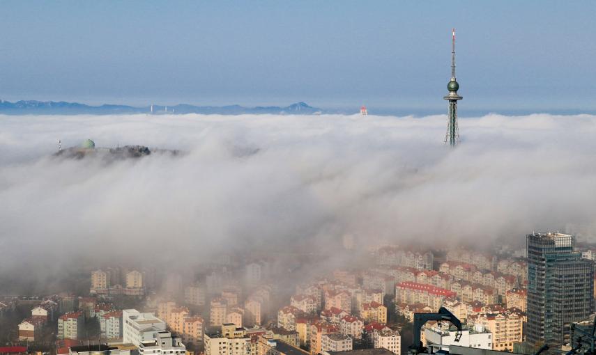 Viviendas de la ciudad china de Qingdao, provincia de Shandong./REUTERS