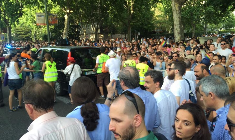 La marcha del Orgullo transcurre por Madrid. /KIKE ÁLVAREZ