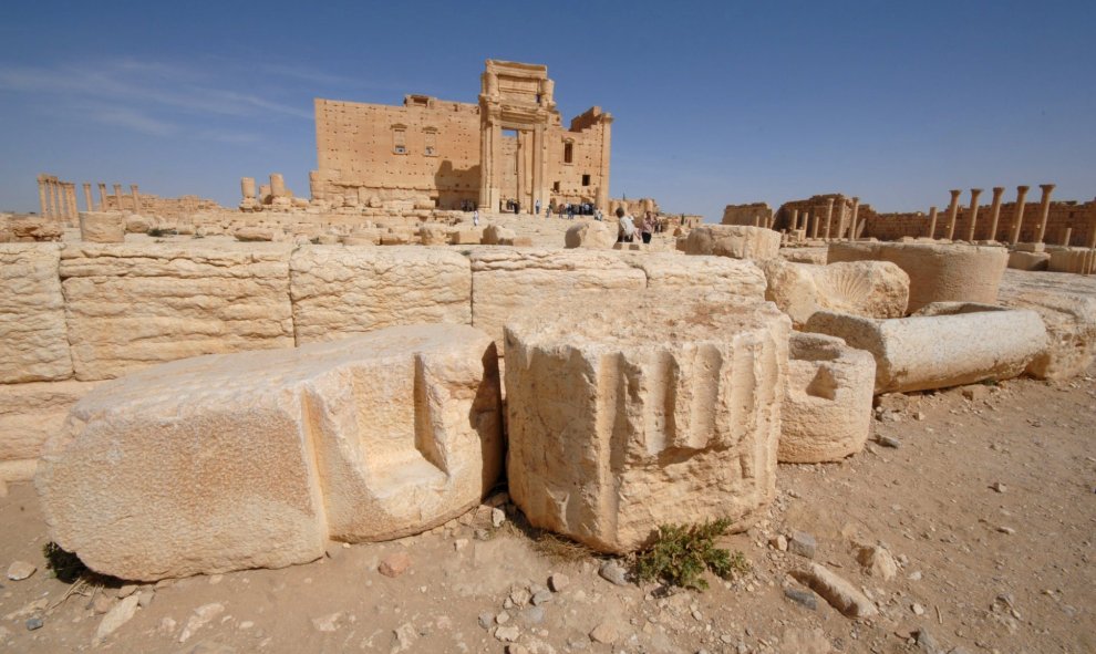 Foto de archivo de 2008, de una vista general del Templo de Bel, en la ciudad antigua de Palmira, en Siria. REUTERS/Omar Sanadiki