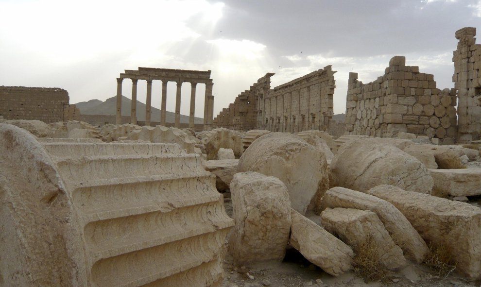 Fotografía de 2010, del Templo de Bel en Palmira (Siria). REUTERS/Sandra Auger