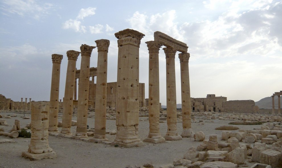 Fotografía de 2010, del Templo de Bel en Palmira (Siria). REUTERS/Sandra Auger