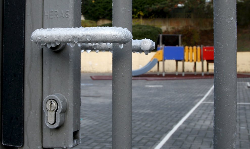 Las escuelas, universidades y guarderías permanecerán cerradas este lunes en Bruselas.- REUTERS.