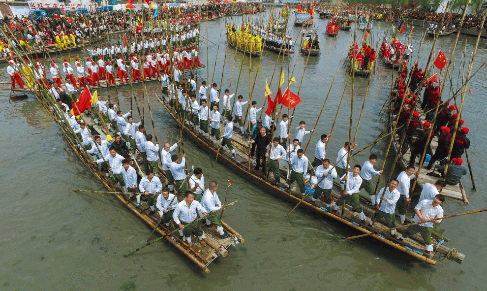 Celebración del Festival de Qingming en Taizhou, provincia de Jiangsu, China. REUTERS/Stringer