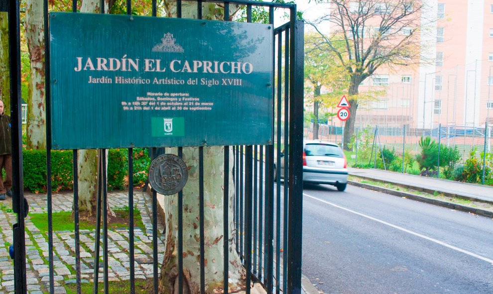 El búnker está situado en el parque de El Capricho, en el barrio de la Alameda de Osuna, al noreste de Madrid.- CHRISTIAN GONZÁLEZ