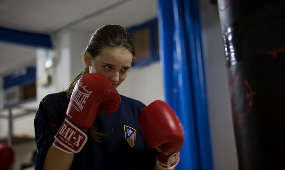 Alexandra, de quince años, estudia Cuarto de ESO y quiere hacer la carrera de Diseño. JAIRO VARGAS