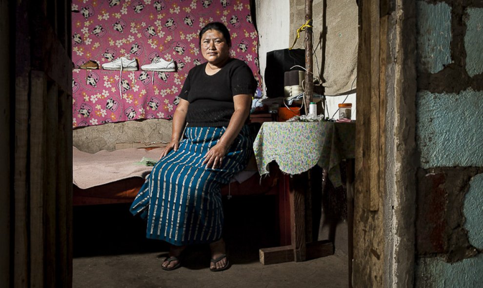 Martha Lidia es madre de cinco hijos en la comunidad de Chuk-muk y se gana la vida trabajando en la mostacilla. Su vida cambió con el paso de huracán Stan, que sepultó su casa y la forzó a trasladarse a este pueblo donde apenas hay trabajo y oportunidades