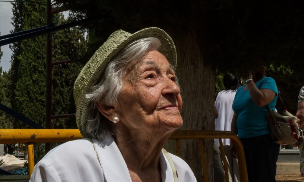 Exhumación de Timoteo Medieta en el cementerio de Guadalajara por orden de la Justicia de Argentina.Óscar Rodríguez, miembro de la ARMH