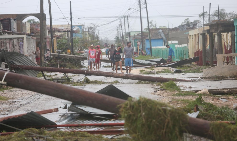 Imagen de los daños ocasionados en la ciudad de Caibarién tras el paso de Irma. - REUTERS