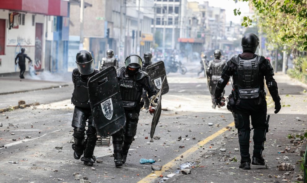 Los agentes vigilan las calles de Quito. / Europa Press -  Juan Diego Montenegro