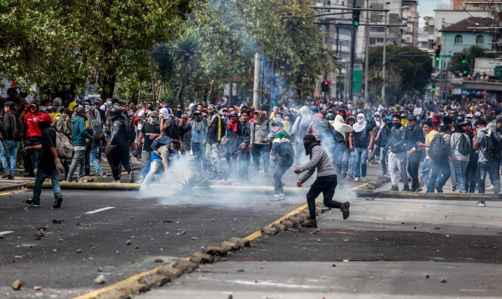 Manifestantes en Quito. / Europa Press -  Juan Diego Montenegro