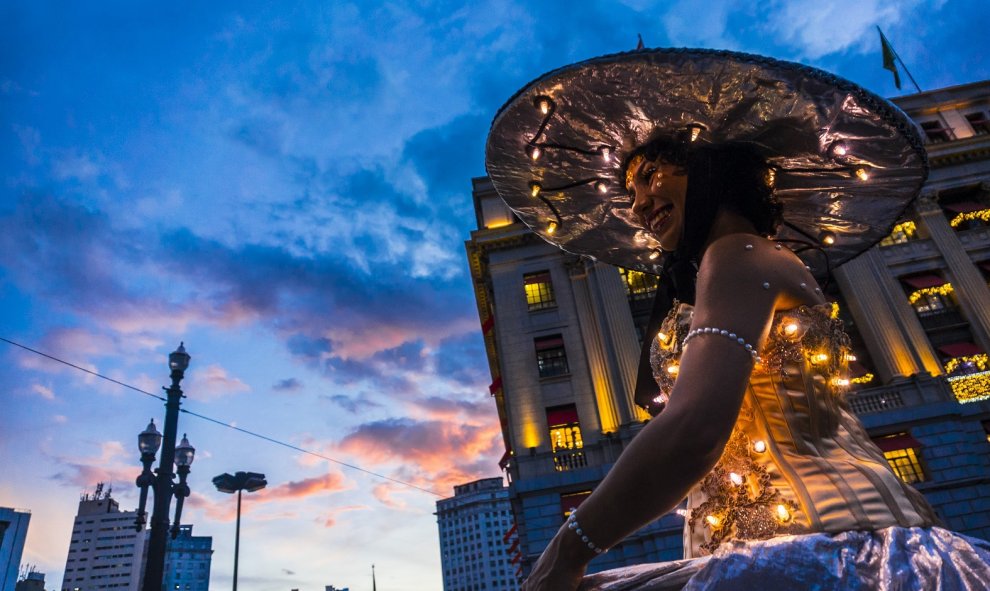 Festival de luces en Sao Paulo, Brasil. EUROPA PRESS