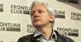 El fundador de Wikileaks, Julian Assange, durante una rueda de prensa en Londres. -