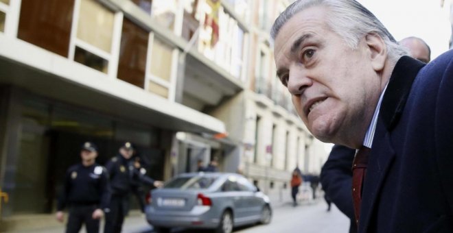 El extesorero del PP Luis Bárcenas, presunto responsable de la caja b del partido. / EFE