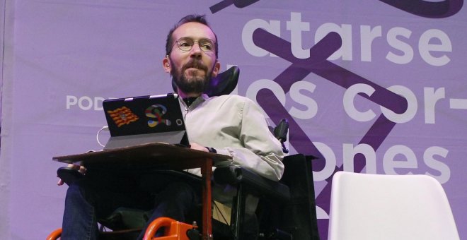 El secretario de Organización de Podemos, Pablo Echenique. / VÍCTOR LERENA (EFE)