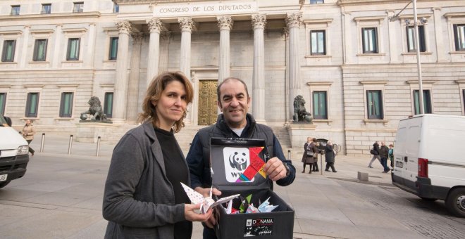 WWF en una petición al Gobierno Central. MYRIAM NAVAS