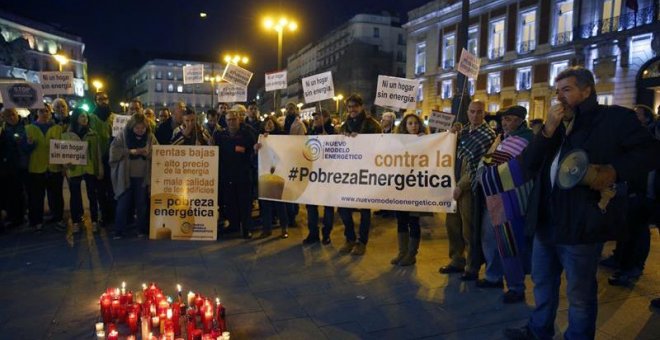 Concentración este viernes en Sol contra la pobreza energética