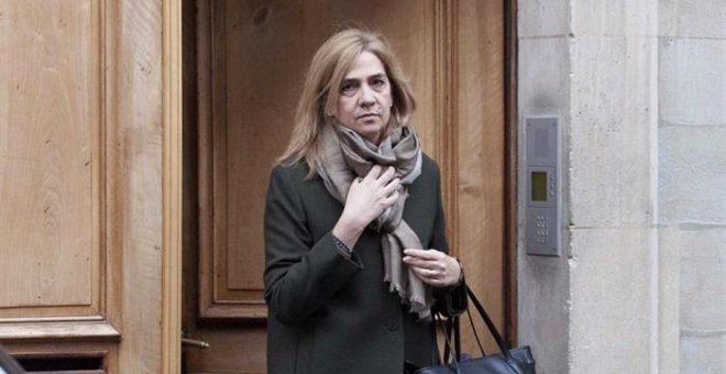 La infanta Cristina sale de su domicilio de Ginebra esta semana. EFE/José Reina