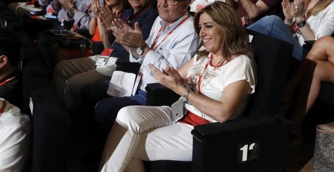 La presidenta de Andalucía, Susana Díaz, durante la inauguración del Congreso Federal del PSOE. /EFE