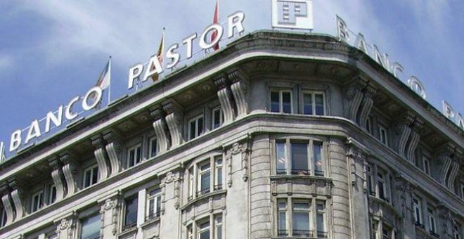 La sede del Banco Pastor en A Coruña. E.P.