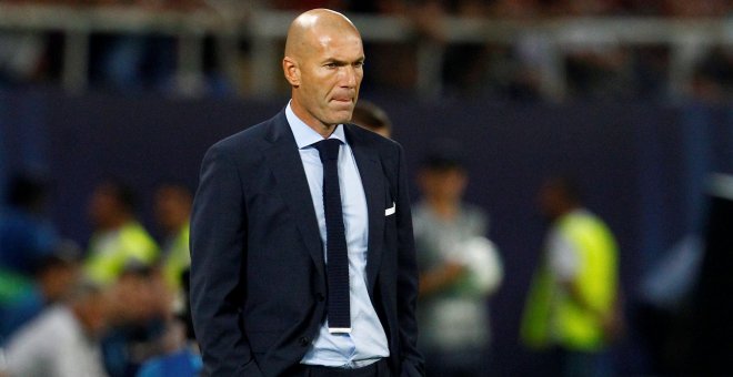 El entrenador del Real Madrid, Zinadine Zidane.- REUTERS