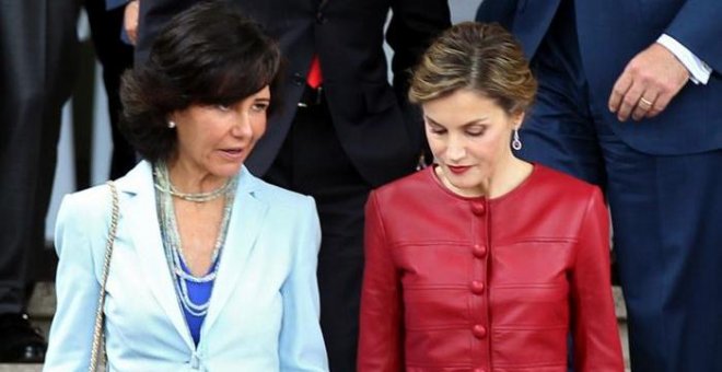 La empresaria Ana Patricua Botín y la reina Letizia / EFE