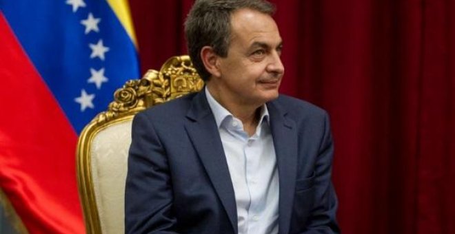 El expresidente del Gobierno José Luis Rodríguez Zapatero en una anterior visita a Venezuela. - EFE