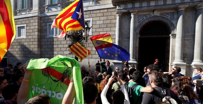 Álvaro de Marichalar frente a las movilizaciones de grupos independentistas pidiendo "la unidad de España" / EUROPA PRESS