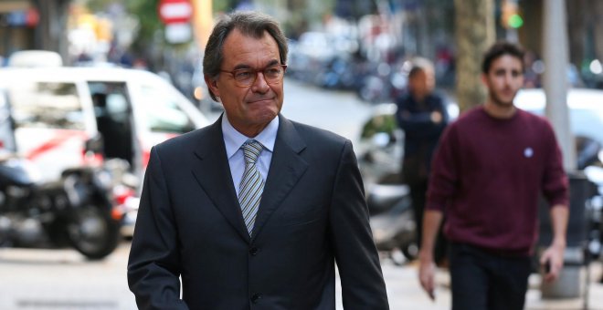 El expresident catalán Artur Mas, a su llegada a una reunión de PdeCat, en Barcelona. REUTERS/Albert Gea