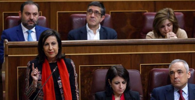 La portavoz del PSOE en el Congreso, Margarita Robles. | EMILIO NARANJO (EFE)