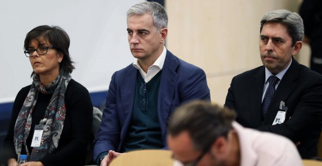 El ex número dos del PP valenciano, Ricardo Costa, en el banquillo del juicio de la Gürtel en la Audiencia Nacional. EFE