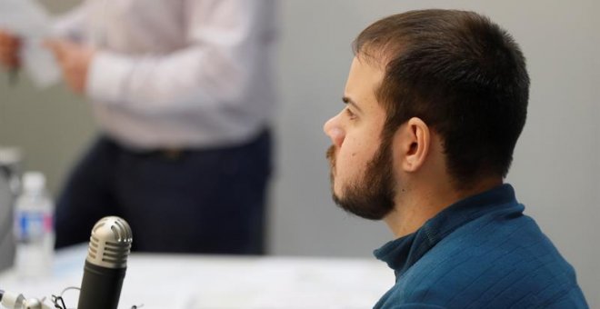 La Audiencia Nacional juzga de nuevo al rapero Pablo Hasel. EFE/ Fernando Alvarado