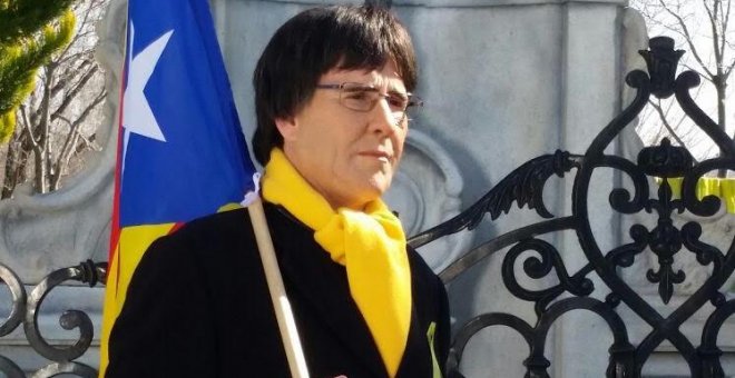 Joaquín Reyes disfrazado de Carles Puigdemont. - EL INTERMEDIO (LA SEXTA)
