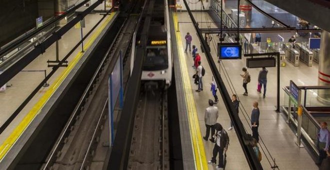 Una estación de Metro de Madrid. EUROPA PRESS