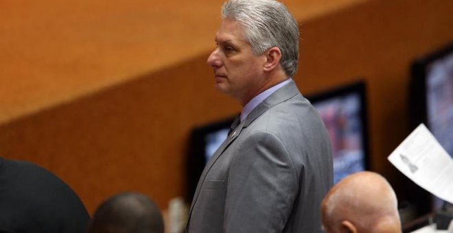 Miguel Díaz-Canel, este miércoles en La Habana. EFE/Alejandro Ernesto