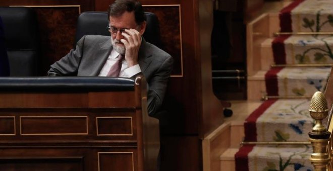 Mariano Rajoy en el Congreso de los Diputados. | (JUAN MEDINA | REUTERS)