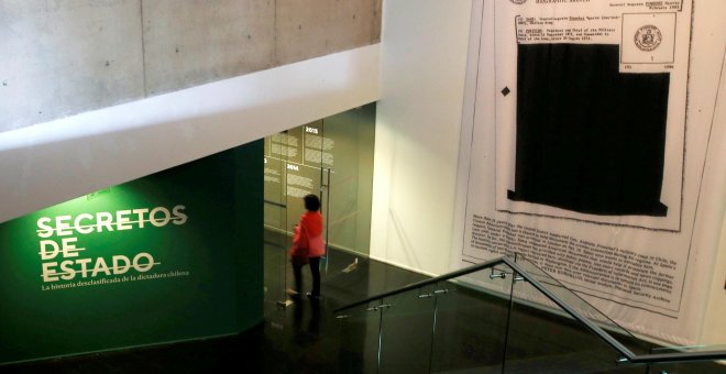 La entrada al Museo de la Memoria y los Derechos Humanos de Chile - Reuters